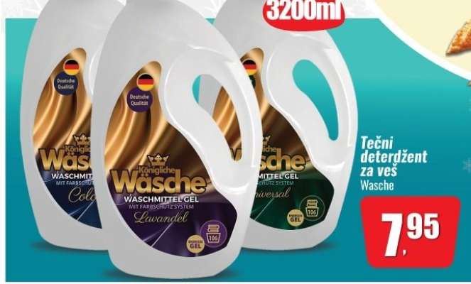 Königlichen Wäsche Waschmittel Gel