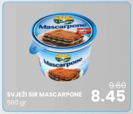 SVJEŽI SIR MASCARPONE