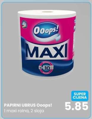 PAPIRNI UBRUS Ooops!