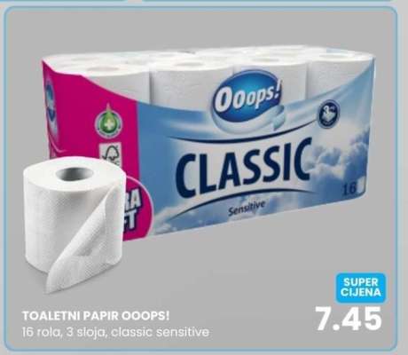 TOALETNI PAPIR Ooops!