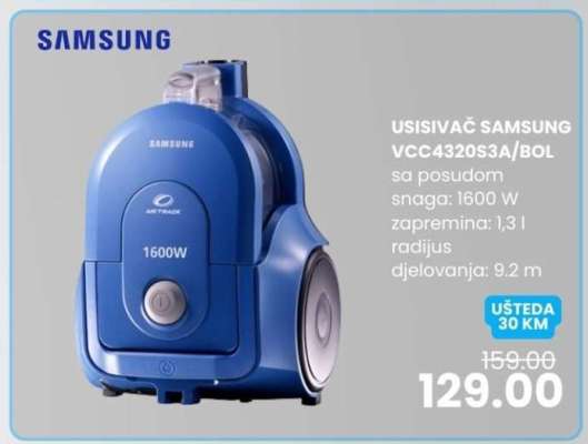USISIVAČ SAMSUNG VCC4320S3A/BOL
