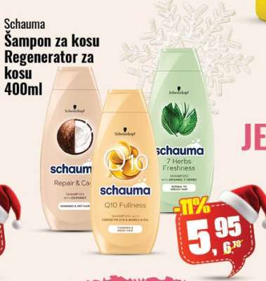 Schauma Šampon za kosu Regenerator za kosu 400ml