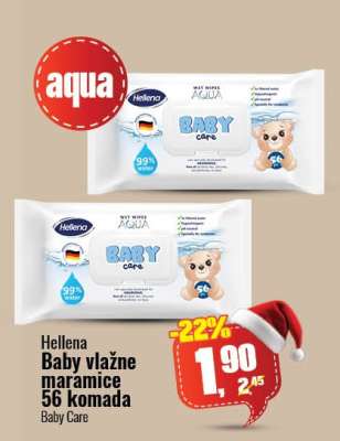Hellena Baby vlažne maramice 56 komada