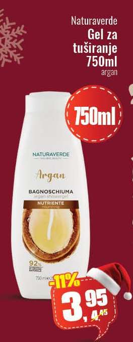 Naturaverde Gel za tuširanje