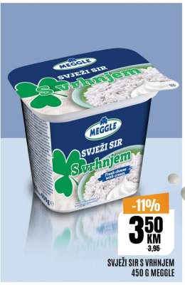 Svježi sir s vrhnjem