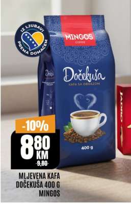 Mljevena kafa Dočekuša 400 g Mingos