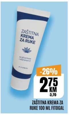 ZAŠTITNA KREMA ZA RUKE 100 ML FITOGAL