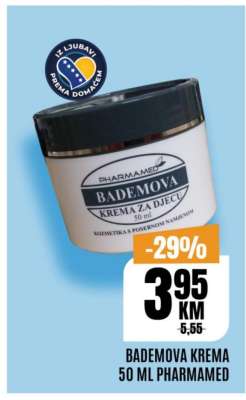 BADEMOVA KREMA 50 ML PHARMAMED