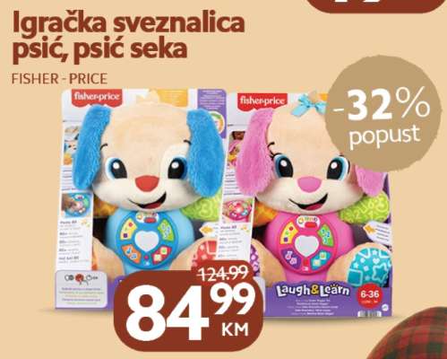 Igračka sveznalica psić, psić seka