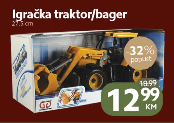 Igračka traktor/bager