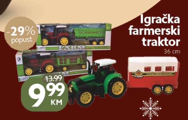 Igračka farmerski traktor