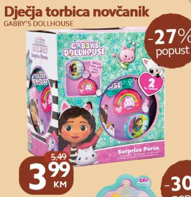 Dječja torbica novčanik GABBY'S DOLLHOUSE
