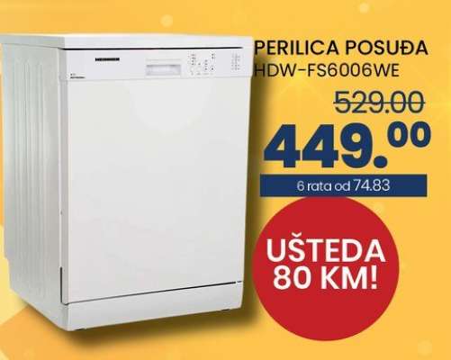 PERILICA POSUĐA HDW-FS6006WE