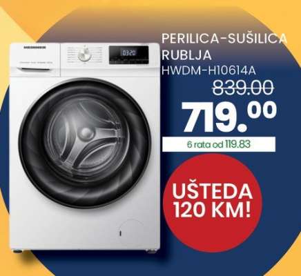 PERILICA-SUŠILICA RUBLJA HWDM-H10614A
