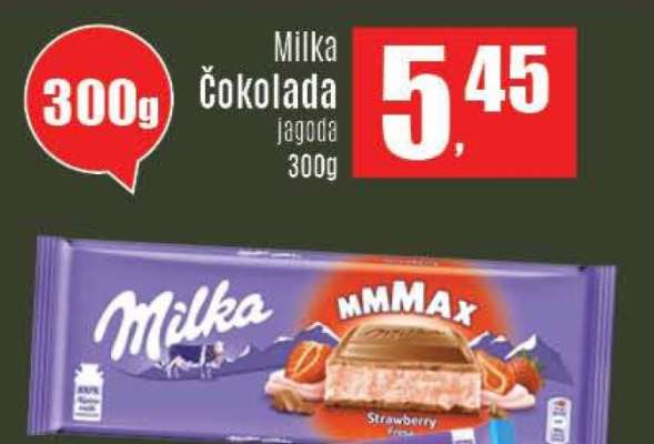 Milka Čokolada jagoda