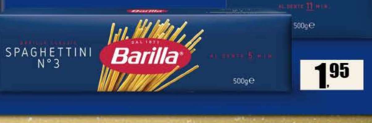 Barilla Spaghettini N°3