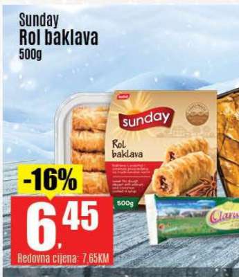 Sunday Rol baklava