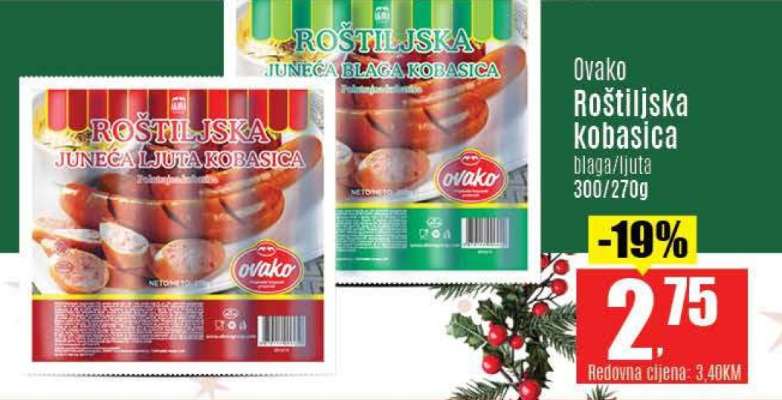 Ovako Roštiljska kobasica