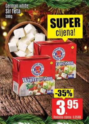 German white Sir feta