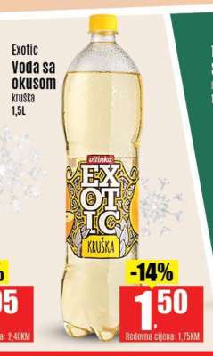Exotic Voda sa okusom kruška