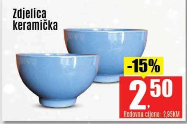 Zdjelica keramička