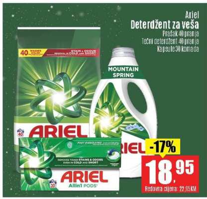 Ariel Deterdžent za veš