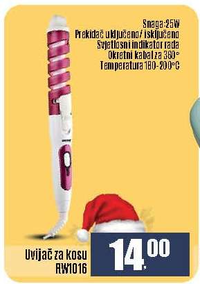 Uvijač za kosu RW1016