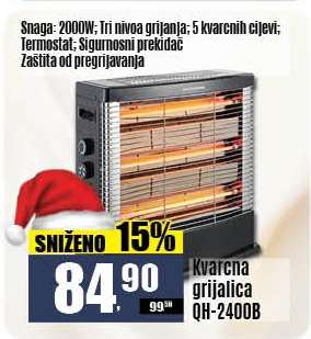 Kvarcna grijalica QH-2400B