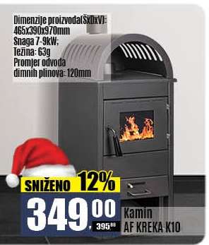 Kamin AF KREKA K10
