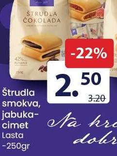 Štrudla smokva, jabuka-cimet