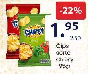 Čips sorto chipsy