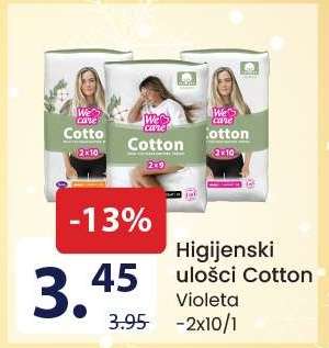 Higijenski ulošci Cotton