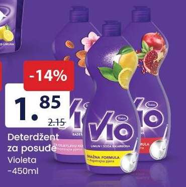 Violeta Deterdžent za posuđe