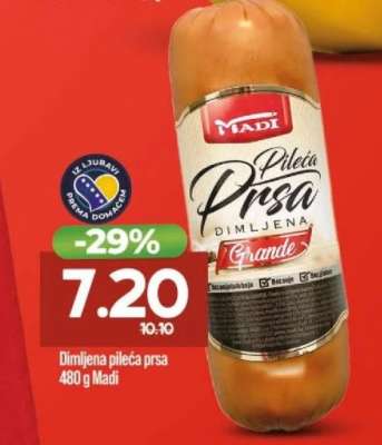 Dimljena pileća prsa