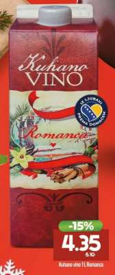 Kuhano vino 1L Romanca