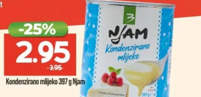 Kondenzirano mlijeko 397 g Njam