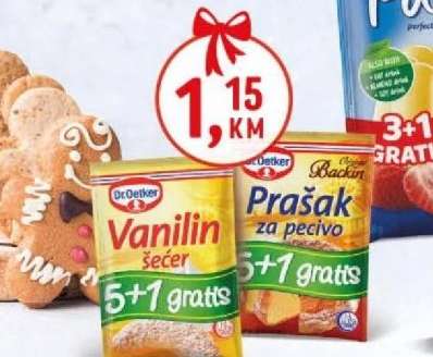 Dr. Oetker Vanilin šećer i Prašak za pecivo