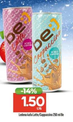 Ledena kafa Latte/Cappuccino 250 ml Be