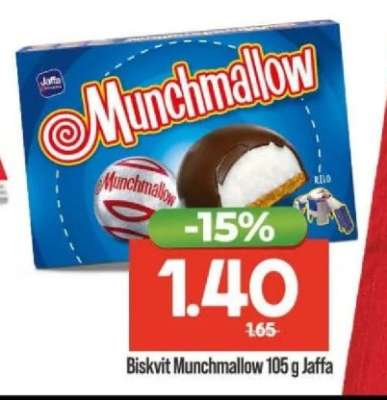 Biskvit Munchmallow 105 g, Jaffa
