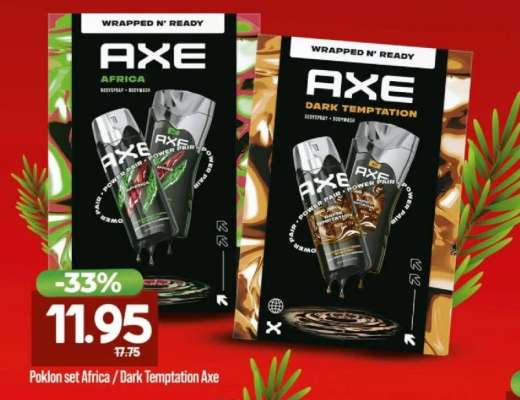 Poklon set Africa / Dark Temptation Axe