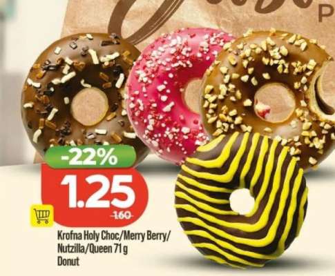 Krofna Holy Choc/Merry Berry/Nutzilla/Queen