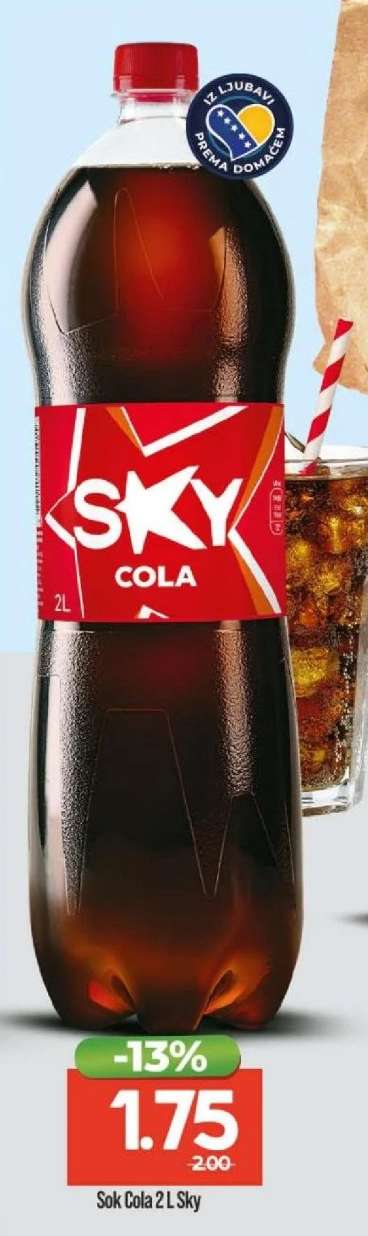 Sok Cola 2 L, Sky