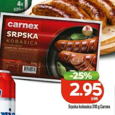 Srpska kobasica 310 g Carnex