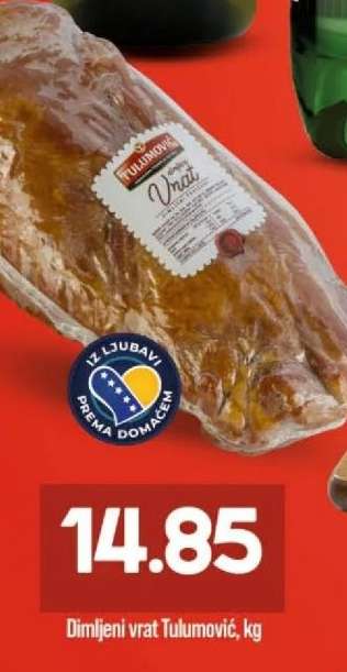 Dimljeni vrat Tulumović, kg