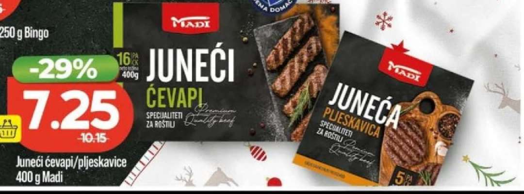 Juneći ćevapi/pleskavice