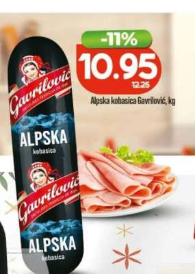 Alpska kobasica Gavrilović, kg