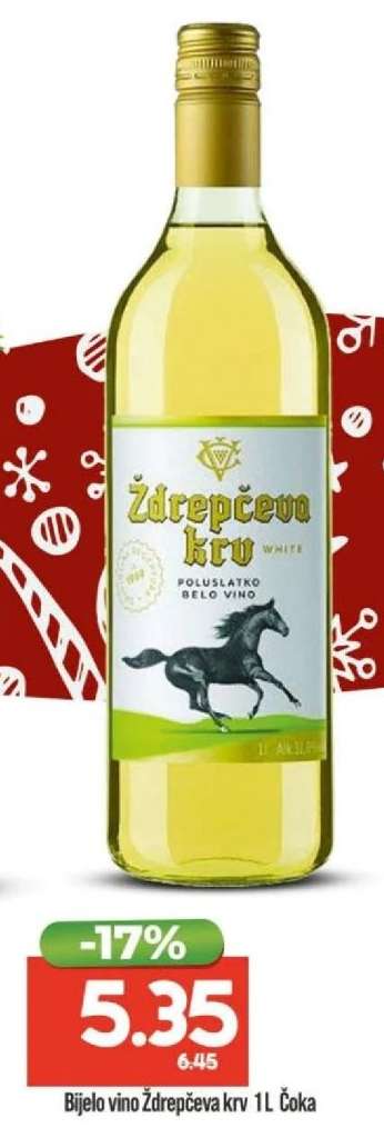 Bijelo vino Ždrepčeva krv