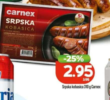 Srpska kobasica 310 g Carnex