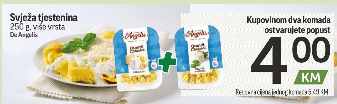 Svježa tjestenina De Angelis