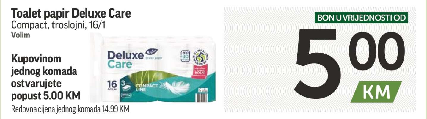 Toalet papir Deluxe Care